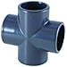 Raccordi Pvc  Croce Pvc 50mm Pn16  Giunto Per Tubi - Foto miniatura 1