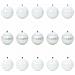 Set di Palle di Natale 15 pcs Bianco Plastica - Foto miniatura 1