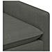 Set di divani 2 pcs Grigio Scuro Tessuto - Foto miniatura 5