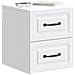 Mobiletto da notte a muro 2 pcs Bianco 34,5 x 33 x 40 cm - Foto miniatura 2