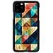 Custodia Nera Iphone 11 Pro Max Con Motivo A Mosaico - Foto miniatura 1