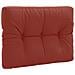 Cuscino per schienale di pallet VIANEN 100% Poliestere Rosso - Foto miniatura 1