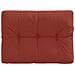 Cuscino per schienale di pallet VIANEN 100% Poliestere Rosso - Foto miniatura 3