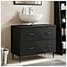 Armadio per Lavabo da Bagno HAARLEM Nero 82 x 41 x 58,5 cm - Foto miniatura 2