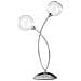 I-BLOG-L2 - Lampada da tavolo elegante con due bracci cromata 28 watt G9 - Foto miniatura 1