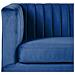 Divano 3 Posti In Tessuto Vellutato Blu Arvika - Foto miniatura 24