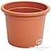 Vaso Plastica Diametro 23 Terracotta - Foto miniatura 1