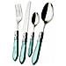Servizio Posate 24 Pz. ""aladdin"" Verde Acqua - Foto miniatura 1