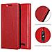 Custodia Compatibile Con Zte Nubia N1 Lite In Rosso Mela - Coperchio Protettiva Con Chiusura Magnetica, Funzione Stand E Tasca Per Le Carte - Foto miniatura 10