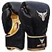 Mytra Tribal Fusion Potere Di Boxe Guanti Di Pelle Sintetica Sl3 Black Gold 16 Oz - Foto miniatura 2