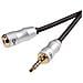 iPhone headset / earphone adapter, 3.5 mm, 3.5 mm, Maschio / femmina, Nero - Foto miniatura 1