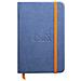 NOTEBOOK RIMBORDATO RIGIDO 9X14 MM 192 PAGINE CARTA AVORIO 90 GR SENZA QUADRETTATURA- CON ELASTICO - Foto miniatura 1