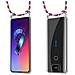 Catena Di Telefoni Cellulari Compatibile Con Asus Zenfone 6 In Arancio Blu Bianco - Coperchio Protettivo In Silicone Con Anelli D'argento, Cinturino In Corda E Custodia Staccabile - Foto miniatura 7