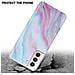 Custodia Compatibile Con Samsung Galaxy S21 5g In Marmo Rosa Bianco No. 15 - Coperchio Protettivo In Silicone Tpu Con Motivo A Mosaico - Foto miniatura 4