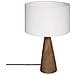 Lampada Da Notte Con Base In Legno, Ø 28 X 46 Cm - Foto miniatura 1