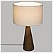 Lampada Da Notte Con Base In Legno, Ø 28 X 46 Cm - Foto miniatura 2