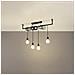 Lampada A Sospensione Salamanca 4 Nero 1000x100x100 Mm Acciaio - Foto miniatura 12