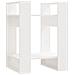 Libreria / divisorio Bianco 41x35x57 Cm In Legno Massello Di Pino - Foto miniatura 2