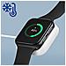 Caricatore Magnetico Per Oppo Watch 41mm Lunghezza 1 Metro Bianco - Foto miniatura 3