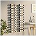 Portavini Da Parete Per 12 Bottiglie 2 Pz Bianchi In Ferro - Foto miniatura 1