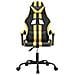 Sedia Da Gaming Nera E Oro In Similpelle - Foto miniatura 5