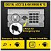 Cassetta Di Sicurezza, Elettronica, Salvadanaio, Accesso Digitale, 2 Chiavi - Foto miniatura 3