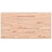 Piano Tavolo 100x50x4cm Rettangolare Legno Massello Di Faggio - Foto miniatura 2