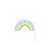Rainbow Figura luminosa decorativa Multicolore LED - Foto miniatura 1