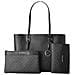 Borsa Donna Charlotte Nero 34 X 27 X 11 Cm - Foto miniatura 1