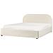 Letto Contenitore Bouclé Quillien 160 X 200 Cm Beige Chiaro - Foto miniatura 4