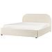 Letto Contenitore Bouclé Quillien 160 X 200 Cm Beige Chiaro - Foto miniatura 10