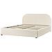 Letto Contenitore Bouclé Quillien 160 X 200 Cm Beige Chiaro - Foto miniatura 13