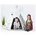 Tenda Giocattolo By Bcs 5002 B Colorabile Paper Tipì Tent Bianc - Foto miniatura 1