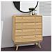 Cassie Comò A 4 Cassetti In Agglomerato Rovere - Foto miniatura 4