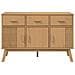 Credenza Olden Marrone 114x43x73,5 Cm In Legno Massello Di Pino - Foto miniatura 7