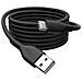 Cavo di collegamento USB-C in silicone, 1 m, nero - Foto miniatura 3