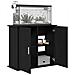 Supporto per Acquario 81x36x73 cm Legno Multistrato Rovere Nero - Foto miniatura 3