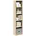 Libreria Rovere Sonoma 40x24x176 Cm In Legno Multistrato - Foto miniatura 1