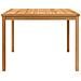 Tavolo Da Pranzo Per Giardino 110x110x77 Cm In Massello Di Teak - Foto miniatura 2