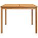 Tavolo Da Pranzo Per Giardino 110x110x77 Cm In Massello Di Teak - Foto miniatura 3