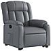 Lusso Casadino -  Poltrona Alzapersona Reclinabile Grigio In Similpelle - Foto miniatura 3
