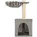 Lusso Casadino -  Albero Per Gatti Con Tiragraffi In Sisal 105 Cm Grigio - Foto miniatura 5