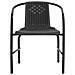 Sedie Da Giardino 4 Pz In Rattan In Plastica E Acciaio 110 Kg - Foto miniatura 3