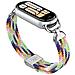 Elegante Cinturino Con Fibbia Intrecciata Per Xiaomi Mi Band 9/10 Multicolor - Foto miniatura 3