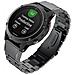 Cinturino Con Sgancio Rapido Per Garmin Fenix 6x - Nero (26 Mm) - Foto miniatura 3