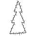Luci di Natale Albero di Natale Silhouette 80 LED Bianco Caldo - Foto miniatura 1