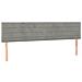 Giroletto a Molle con Materasso Grigio Chiaro 200x200cm Velluto - Foto miniatura 6