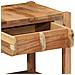 Tavolino 43x32x46 cm Legno Massello Recuperato - Foto miniatura 9