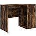 Scrivania ad Angolo Rovere Affumicato 102x88x75 cm Legno ingegnerizzato - Foto miniatura 4