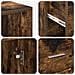 Scrivania ad Angolo Rovere Affumicato 102x88x75 cm Legno ingegnerizzato - Foto miniatura 9